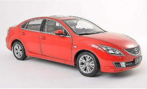 Mazda 6 Base 1/18 Paudi red 2009 diecast model cars