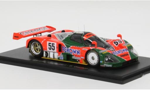Diecast model cars Mazda 787B 24h Le Mans 1991 speed Co. Ltd. #55 V.Weidler/J.Herbert 1/43 Spark