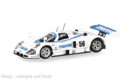 Diecast model cars Mazda 787B weiss/blau #56 1/87 Micro City 87