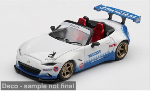 Mazda MX 1/64 Mini GT -5 (ND) Miata weiss/blau 2025 1:64 diecast model cars