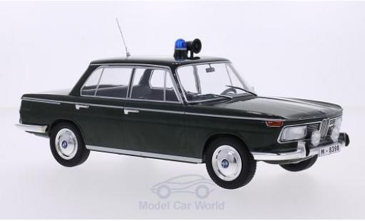 Diecast model cars Bmw 2000 A 1/18 MCG TI (Typ 120) green Polizei 1966 Türen und Hauben geschlossen Bmw 2000 A 1/18 MCG TI (Typ 120) green Polizei 1966 Türen und Hauben geschlossen diecast model cars