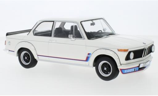 Bmw 2002 1/18 MCG Turbo white 1973 diecast model cars