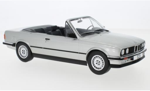 Bmw 320 1/18 MCG i (E30) Cabriolet grey 1985 diecast model cars