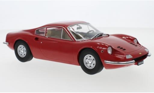 Diecast model cars Ferrari Dino 1/18 MCG 246 GT red 1969 Ferrari Dino 1/18 MCG 246 GT red 1969 diecast model cars