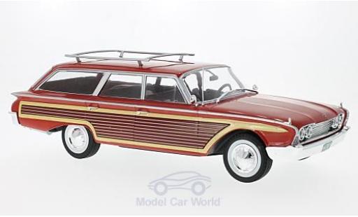 Ford Country Squire 1/18 MCG red/Holzoptik 1960 mit Dachreling diecast model cars