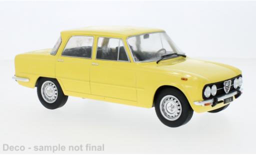Diecast model cars Alfa Romeo Giulia 1/18 MCG Nuova Super yellow clair 1974 Alfa Romeo Giulia 1/18 MCG Nuova Super yellow clair 1974 diecast model cars
