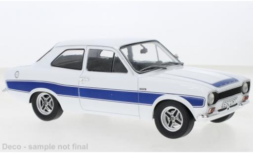 Diecast model cars Ford Escort 1/18 MCG MK I RS 2000 white/blue 1973 Ford Escort 1/18 MCG MK I RS 2000 white/blue 1973 diecast model cars