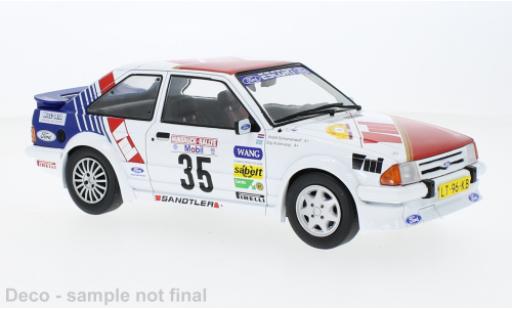 Diecast model cars Ford Escort 1/18 MCG MK III RS Turbo No.35 Hunsrück Rallye 1985 Ford Escort 1/18 MCG MK III RS Turbo No.35 Hunsrück Rallye 1985 diecast model cars