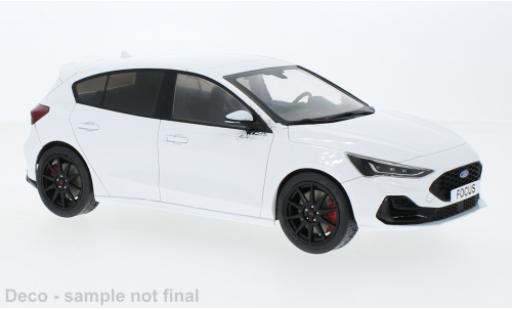 Diecast model cars Ford Focus 1/18 MCG ST Track Pack white 2022 Ford Focus 1/18 MCG ST Track Pack white 2022 diecast model cars