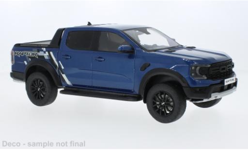 Ford Ranger 1/18 MCG Raptor metallise blue 2023 diecast model cars