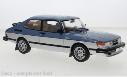 Saab 900 1/18 MCG Turbo metallise blue foncé/d 1981 diecast model cars