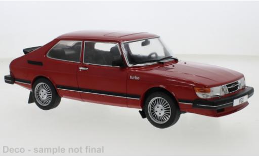 Saab 900 1/18 MCG Turbo red 1981 diecast model cars