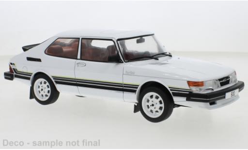 Saab 900 1/18 MCG Turbo white/Dekor 1981 diecast model cars