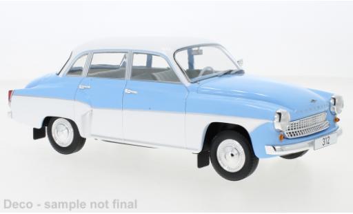 Wartburg 312 1/18 MCG blue/white 1965 diecast model cars
