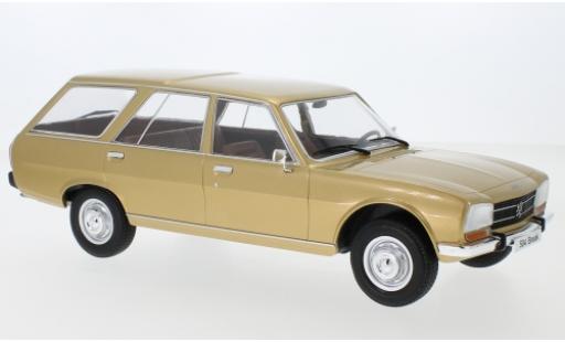 Peugeot 504 1/18 MCG Break gold 1976 diecast model cars