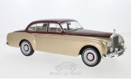 Diecast model cars Rolls Royce Silver Cloud 1/18 MCG III Flying Spur H.J.Mulliner metallic red/metallic beige RHD 1965 Rolls Royce Silver Cloud 1/18 MCG III Flying Spur H.J.Mulliner metallic red/metallic beige RHD 1965 diecast model cars