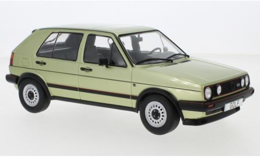 Volkswagen Golf 1/18 MCG II GTI metallic green 1984 5-trg. diecast model cars