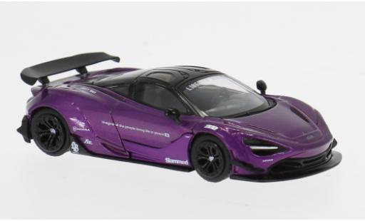 McLaren 720 1/64 Mini GT S LB-Works violett/schwarz 1:64 diecast model cars