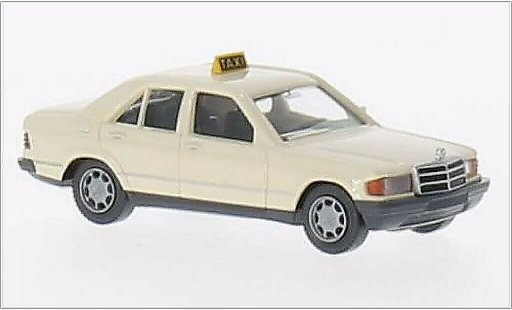 Mercedes 190 Base 1/87 Wiking (W201) beige Taxi () diecast model cars