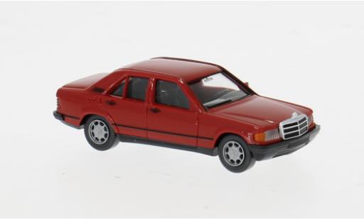 Diecast model cars Mercedes 190 E (W201) rot 1982 1/87 Wiking
