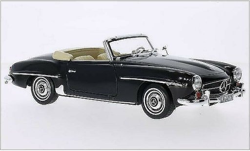 Mercedes 190 Base 1/18 Norev black 1957 diecast model cars