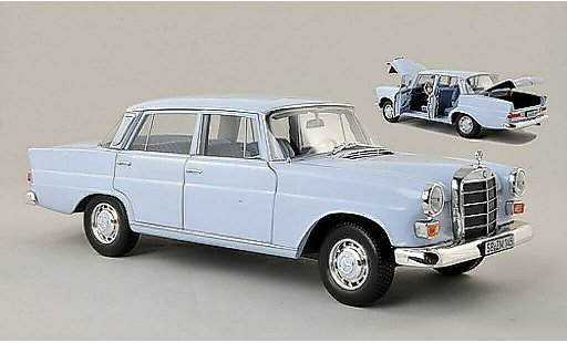Mercedes 200 Base 1/18 Norev (W110) blue 1966 diecast model cars