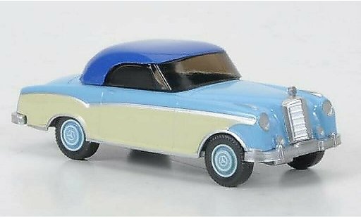 Mercedes 220 Coupe 1/87 Wiking blue/beige/blue diecast model cars