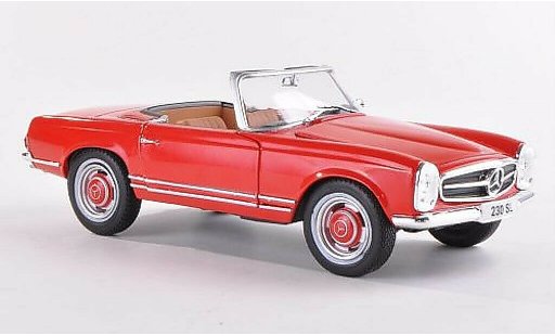 Mercedes 230 SL 1/24 WhiteBox (W113) red 1965 diecast model cars