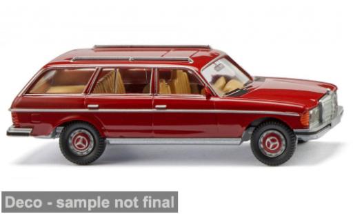 Diecast model cars Mercedes 250 Coupe T red 1978 1/87 Wiking