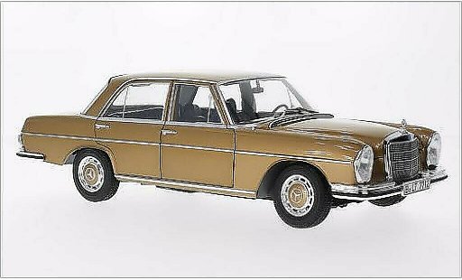 Mercedes 280 SE 1/18 Norev (W108) gold 1968 diecast model cars