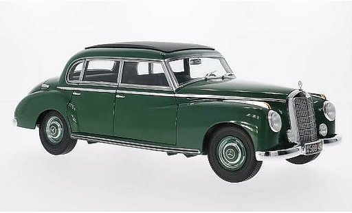 Mercedes 300 Base 1/18 Norev green 1955 diecast model cars