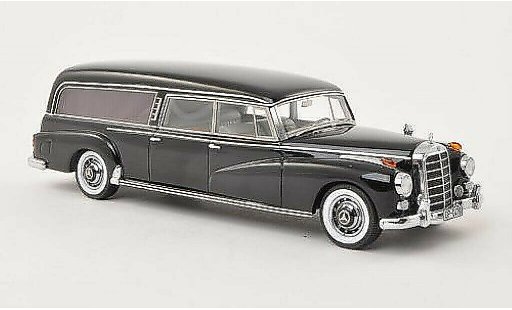 Mercedes 300 Utilitaire 1/43 Matrix (W186) Binz Hearse black Leichenwagen 1956 diecast model cars