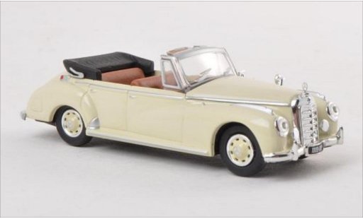 Mercedes 300 Cabriolet 1/87 Ricko (W186) Convertible beige 1955 diecast model cars