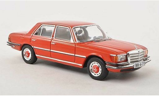 Mercedes 450 Base 1/43 IXO (W116) rot-orange 1975 diecast model cars