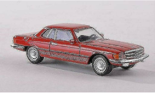 Mercedes 450 Base 1/87 Schuco (C107) red diecast model cars