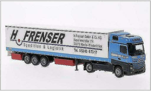 Mercedes Actros Bigspace 1/87 AWM 2 Big./Aerop. G-KSZ Frenser diecast model cars