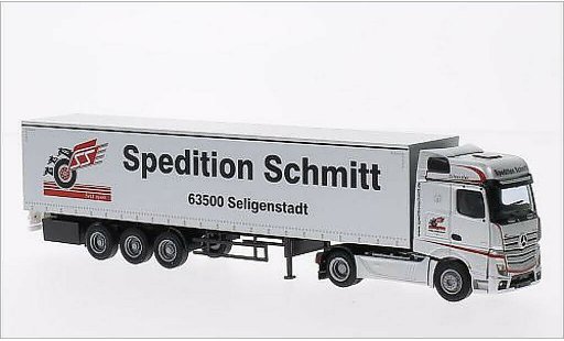 Mercedes Actros Bigspace 1/87 AWM 2 Big./Aerop. G-KSZ Schmitt diecast model cars
