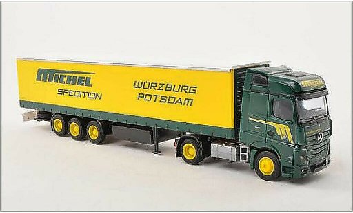 Mercedes Actros Bigspace 1/87 AWM 2 /Aerop. Michel G-KSZ diecast model cars