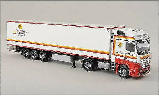 Mercedes Actros Gigaspace 1/87 AWM 2 Giga./Aerop.-Kuhl-KSZ Karlskov diecast model cars