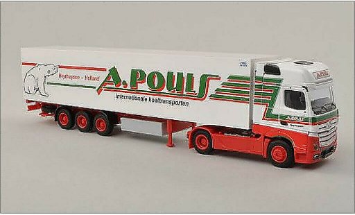 Mercedes Actros Gigaspace 1/87 AWM 2 A.Pouls (NL) Kuhltrunk-SZ diecast model cars