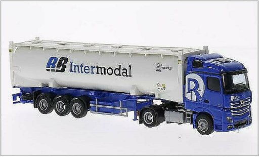 Mercedes Actros Streamspace 1/87 AWM 2 Stream./Aerop. Rooms/Intermodal Silo-Co.-SZ diecast model cars