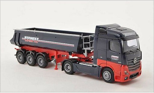 Mercedes Actros Streamspace 1/87 AWM 2 /Aerop. Werneke Mulden-SZ diecast model cars