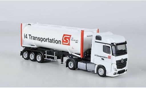 Mercedes Actros Bigspace 1/87 Herpa i4 Transportation Drucksilocontainer-SZ diecast model cars