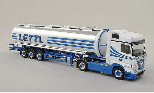 Mercedes Actros Bigspace 1/87 Herpa Lettl Lebensmittelchromtank-SZ diecast model cars