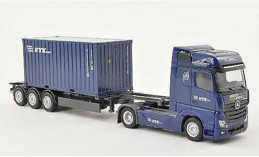 Mercedes Actros Bigspace 1/87 Herpa NYK / Addicks & Kreye Container-SZ diecast model cars