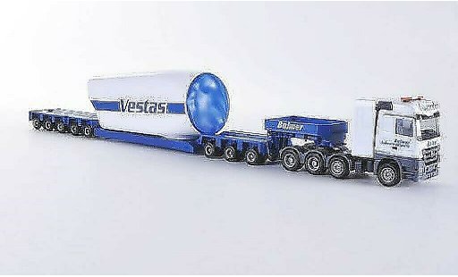 Mercedes Actros Base 1/87 Herpa LH 08 Balmer Tieflade-SZ with Turbinengehause diecast model cars