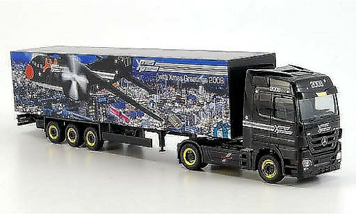 Mercedes Actros Base 1/87 Herpa LH 08 trunk-Sattelzug Weihnachten 2008 diecast model cars