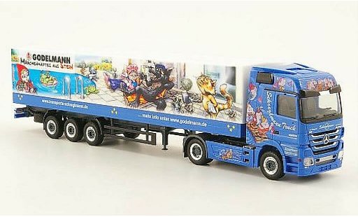 Mercedes Actros Base 1/87 Herpa LH Schreglmann / Godelmann Marchentruck 1 Planen-SZ diecast model cars