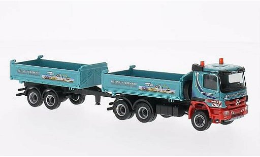 Mercedes Actros Base 1/87 Herpa M 08 Meiller Schuttermair Tandemkipper-Hangerzug diecast model cars