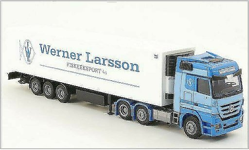 Mercedes Actros Base 1/87 AWM MP 3 LH Aerop. Kuhl-KSZ Werner Larsson diecast model cars